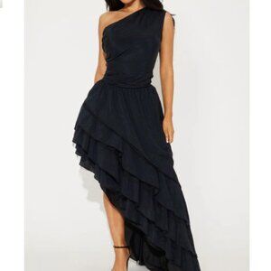 NWT - Maxi Dress • One Shoulder • Sleeveless • Asymmetrical